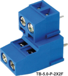 Ακροδέκτης πλακέτας με 2x2 σε TB-5.0-P-2x2F