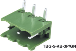 Υποδοχή πλακέτας 2 ακίδων TBG-5-KB-2P/GN