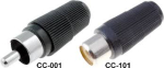 Βύσμα CC-003, RCA, αρσενικό λευκό
