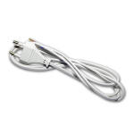 ΚΑΛΩΔΙΟ EURO POWERLEAD 1.5M ΛΕΥΚΟ