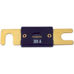 Ασφάλεια αυτοκινήτου AMF-Flat, 32V, επιχρυσωμένη ασφάλεια Wafer 300A