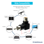 CC-016R RCA Right Angled Male