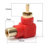 CC-016R RCA Right Angled Male