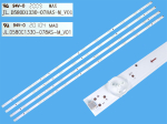 Σετ φωτισμού LED 58" JL.D580C/D1330-078AS-M_V01 A/B με βίδες στερέωσης