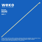 Led Backlight 40inch VNB 7020PKG 60EA eled1004