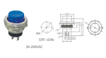 BUTTON DS-212 OFF-(ON)2P 3A