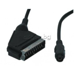 Καλώδιο SCART-8p Βύσμα ταινίας 1,5 μ.