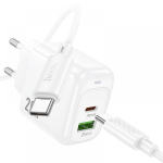 ΠΡΟΣΑΡΜΟΓΕΑΣ 1xUSB 1xTYPE-C PD-20W+QC3.0A ΚΑΛΩΔΙΟ τύπου c