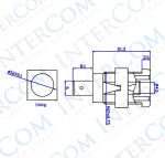 Πρίζα μπανάνας 4mm IC-239A