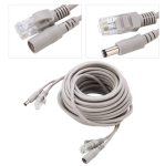 Καλώδιο για κάμερα ΚΑΛΩΔΙΟ CCTV LAN RJ45 DC ΤΡΟΦΟΔΟΣΙΑ 5.5X2.5mm 10M