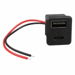 Букса; Θυροτηλέφωνο IC-266T-4 Πίνακας USB A+ Τύπος TYPE-C 5Pin