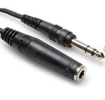 Καλώδιο θωρακισμένο με αρσενικό βύσμα stereo 6,3 mm - θηλυκό 6,3 mm 5 m