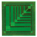 Πλακέτα PCB γενικής χρήσης μονής όψης πολλαπλών προσαρμογέων 68mm x 68mm UMSMD512