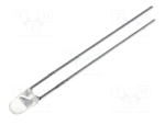 Πομπός υπερύθρων L-934F3C; 3mm; 940nm; διαφανής; 3,6mW; 30°; THT