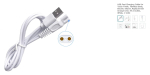 Καλώδιο φόρτισης USB για αυτοκίνητα χωρίς οδηγό 5v λευκό