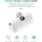 Συμπαγής εξωτερική μπαταρία Powerbank PD20W LS-IP Lightning 5.000mAh - Λευκό
